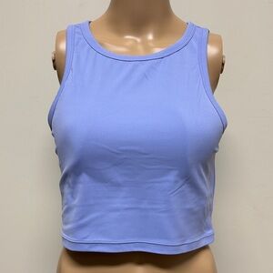 NWOT PARAGON RECSTRETCH Athletic Bra Crop Top in periwinkle size 2XL